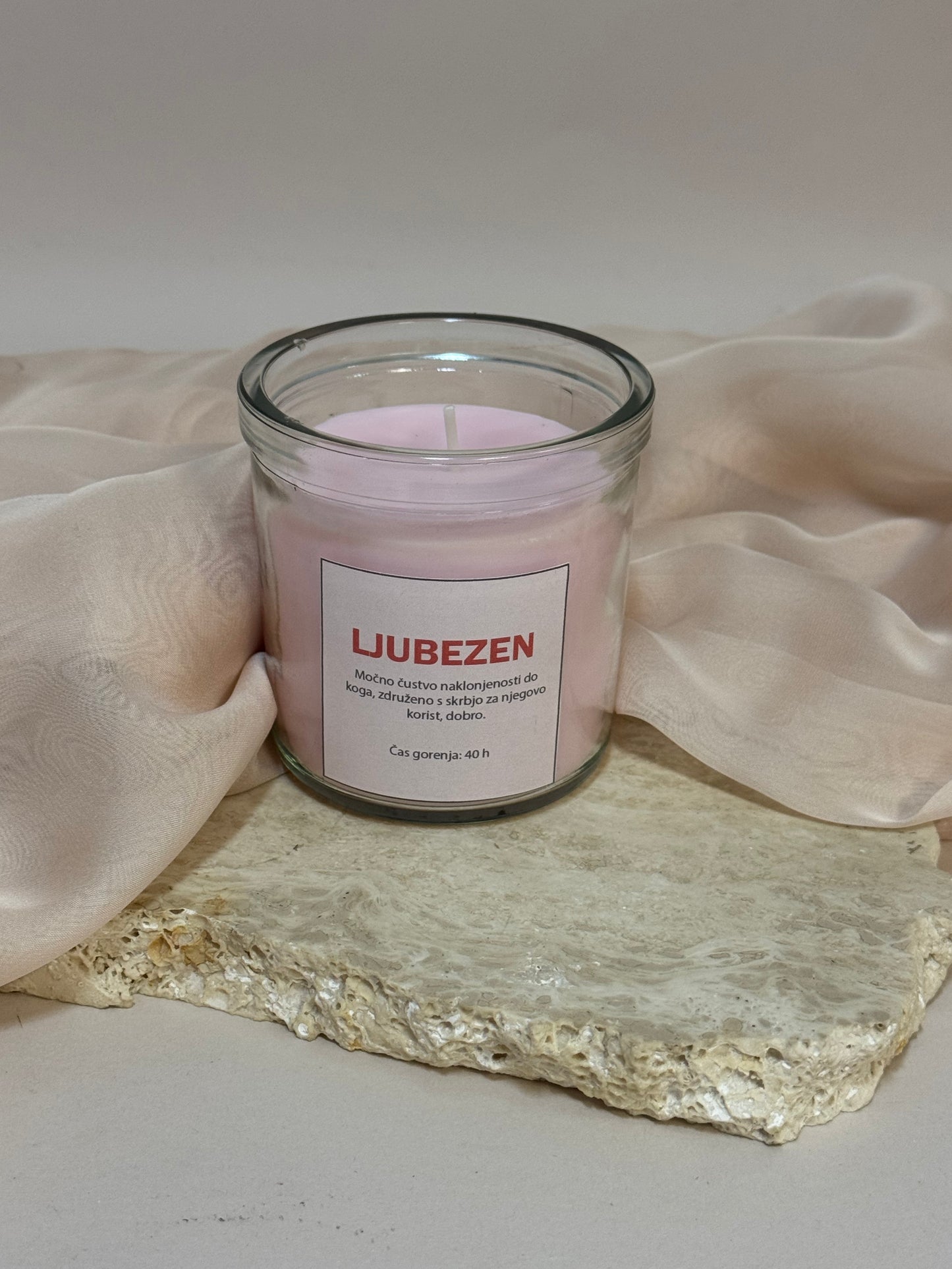 Scented candle - Love