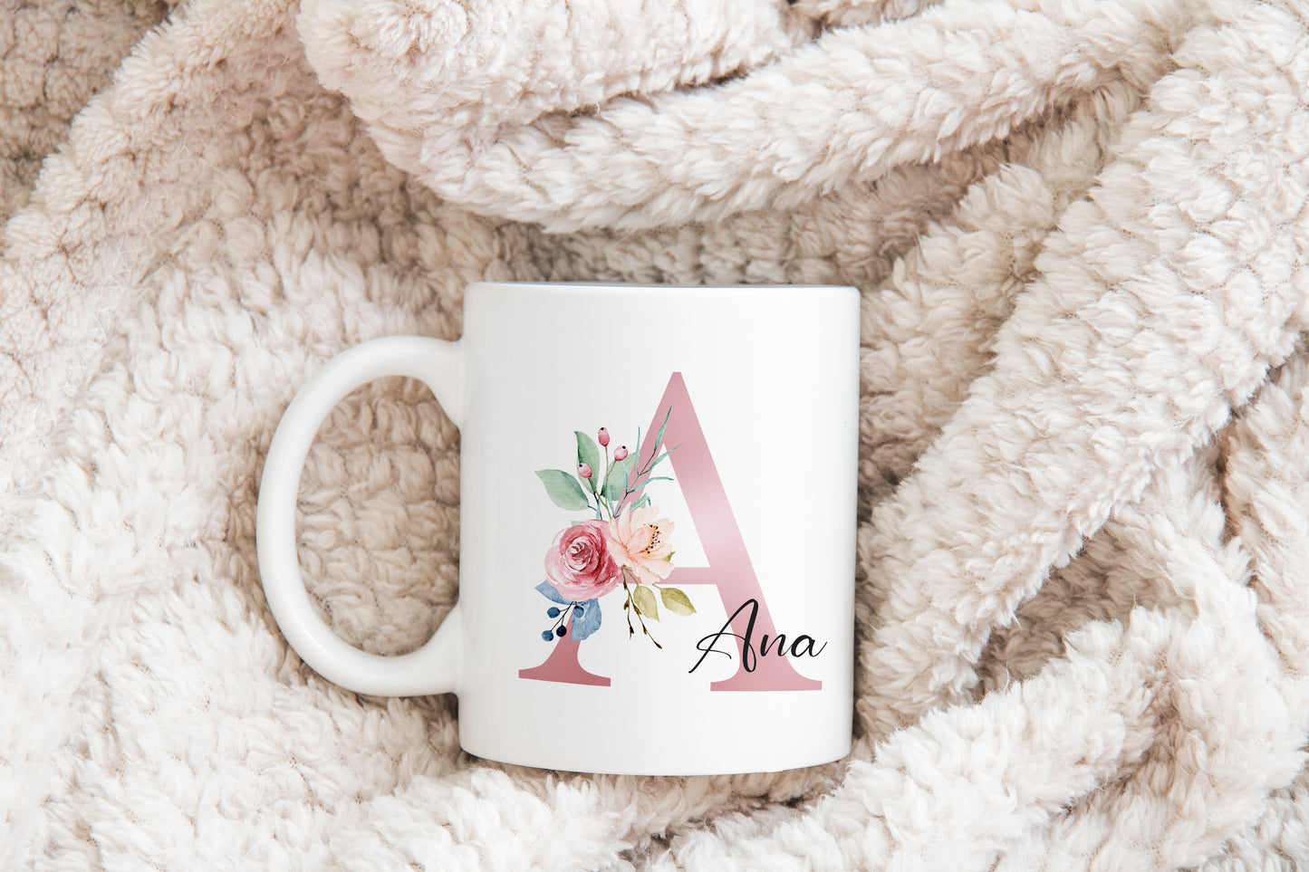 Flowering cup with name