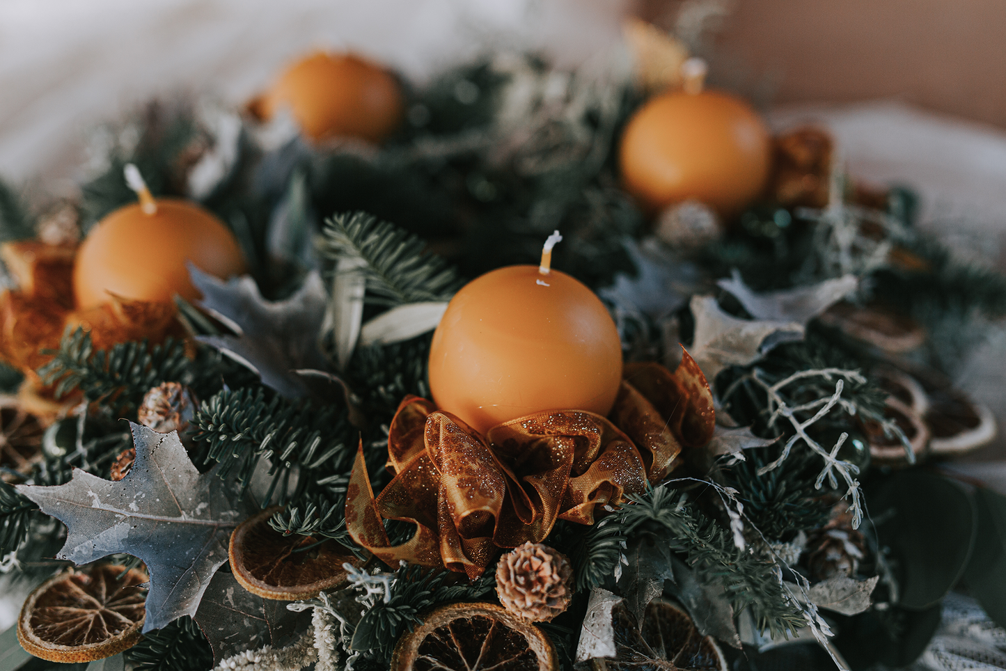ADVENTSKRANZ "Die Wärme des Hauses"