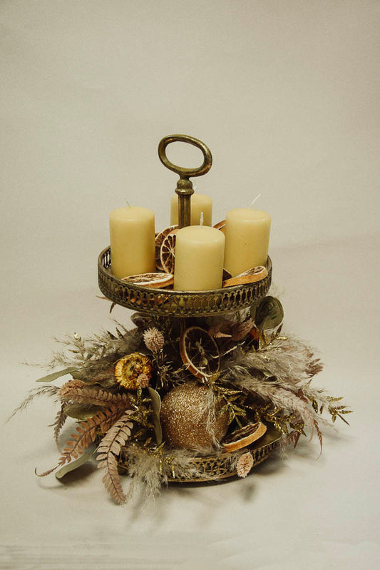 ADVENT ARRANGEMENT "Golden holidays"