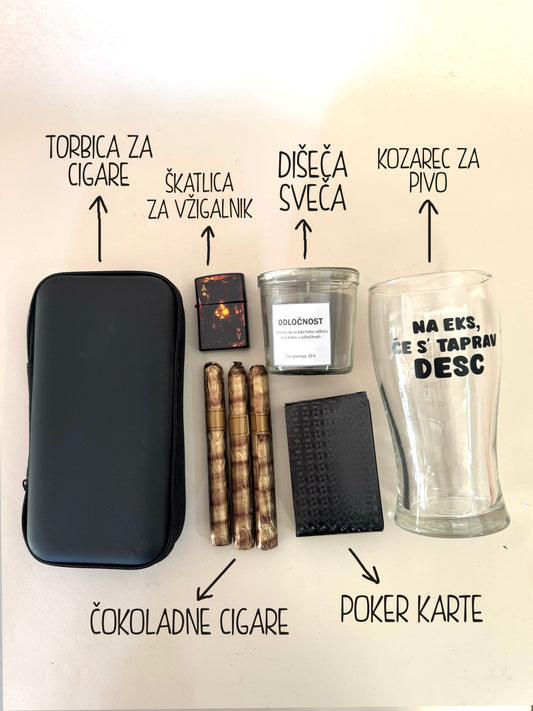 Gift package for determined men