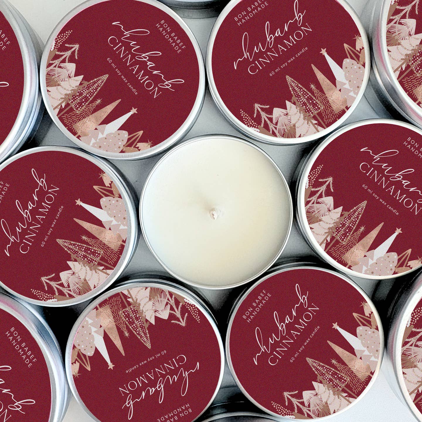 Christmas scented candle