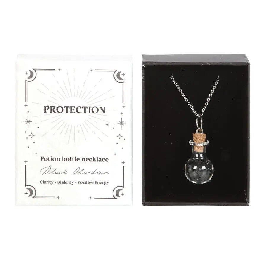 Ogrlica – Črni obsidian | Protection