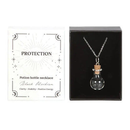 Ogrlica – Črni obsidian | Protection