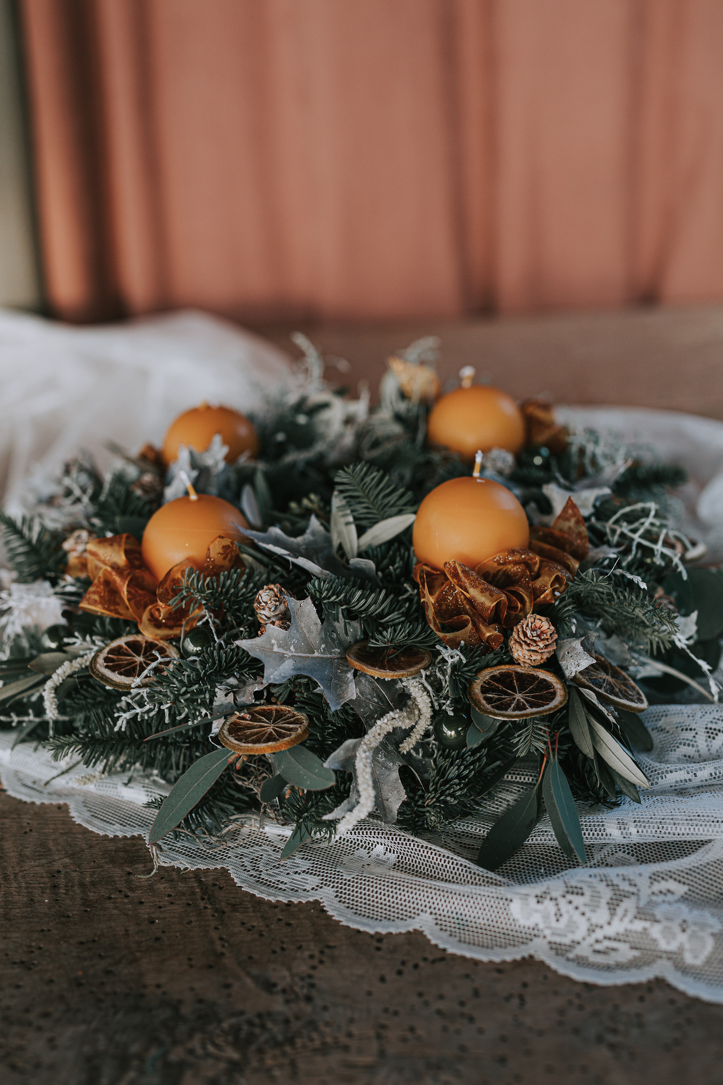 ADVENTSKRANZ "Die Wärme des Hauses"