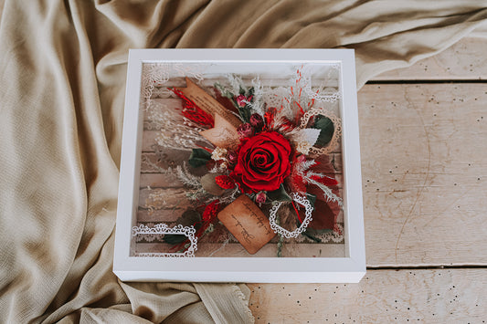 FRAME I LOVE YOU "When the flowers speak"