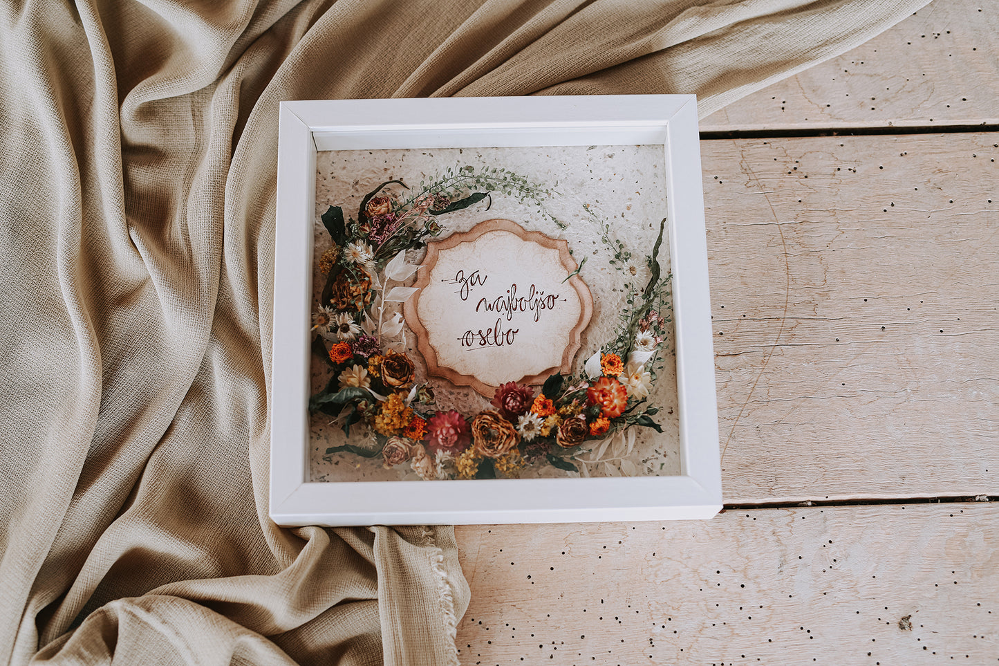 OKVIR VENČEK "Za najboljšo osebo"