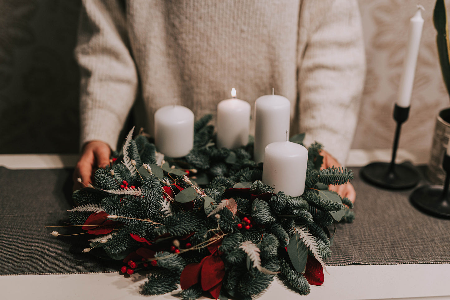 ADVENTSKRANZ "Festtagshoffnung"